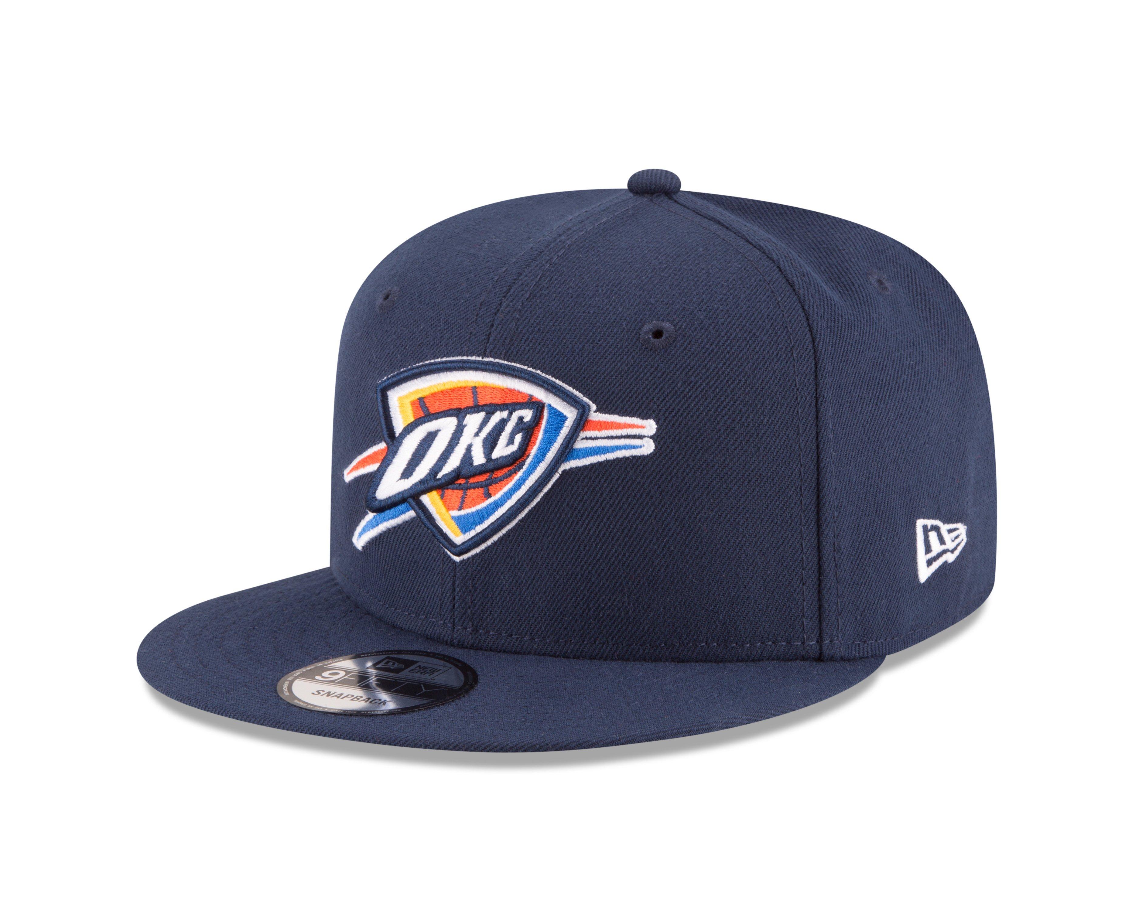 New Era Oklahoma City Thunder 9FIFTY Snapback Hat - Blue - BLUE
